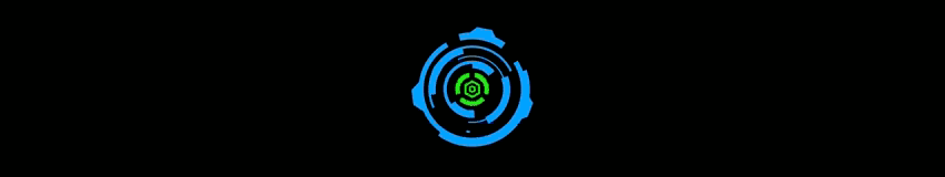 Futuristic animated graphic for decoration only.