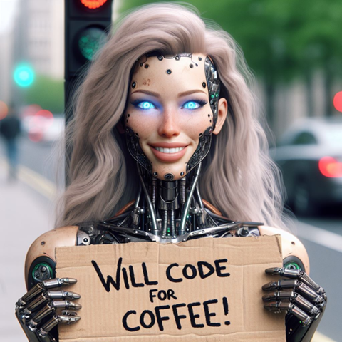 Will code for coffee!